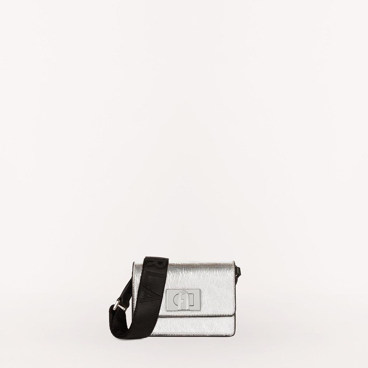 Furla 1927 Soft Väskor Dam Silver Svarta Sverige HGY839460